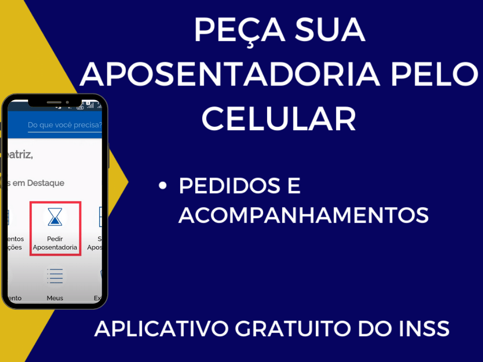 Aposentadoria, veja como pedir pelo celular.
