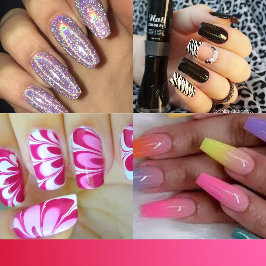 Unhas candy colors, holográficas e outros hits em 2024